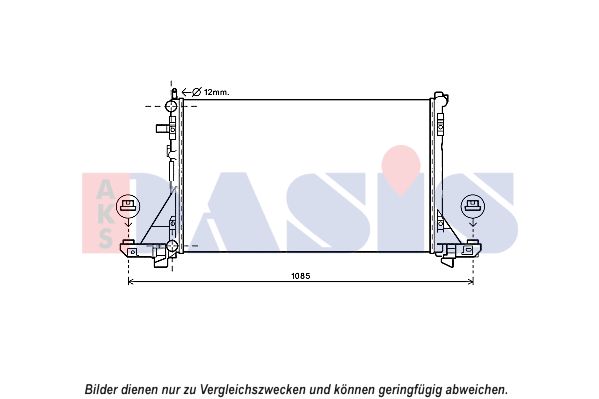 AKS DASIS Radiaator,mootorijahutus 180101N